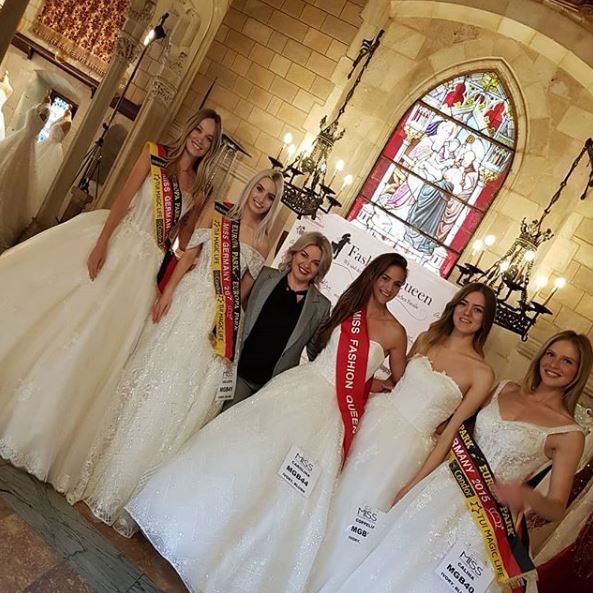 Braut- und Abendmode Boev in Offenburg, Miss Germany Collection 2020, Inhaberin mit 5 Models